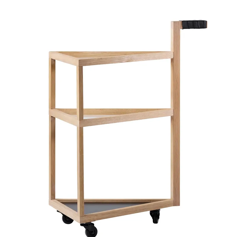 Move serving trolley, White Handmade