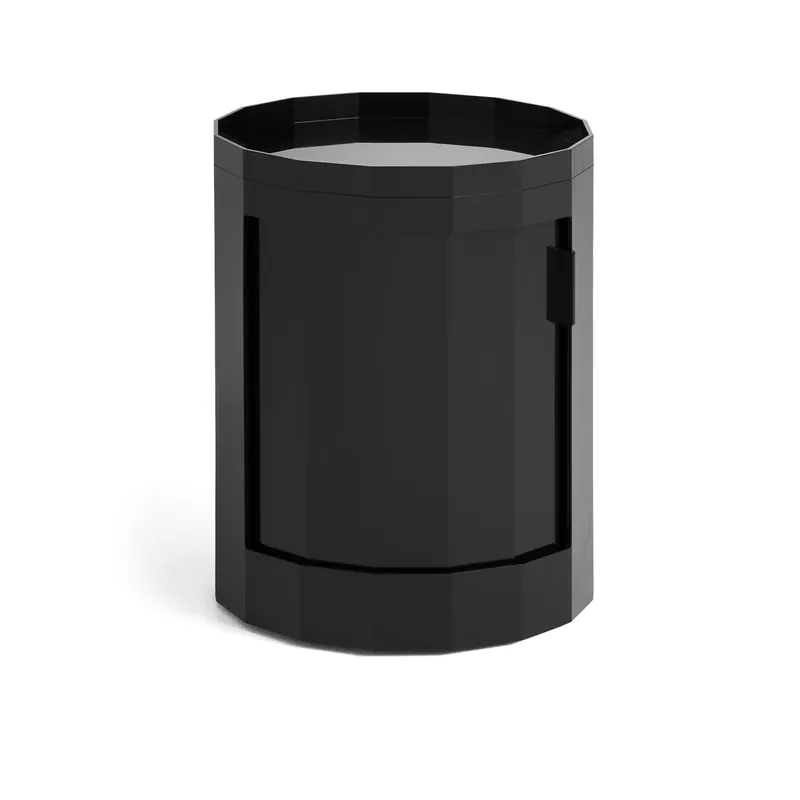 Facet Cabinet low side table 49 cm, Misty grey Crafted