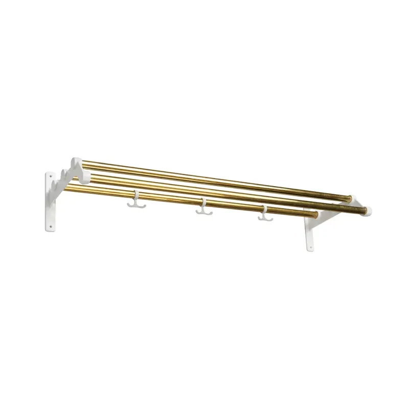 Factory Price Nostalgi 291 hat shelf, Walnut, black