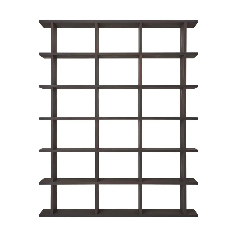 Popular Kona bookshelf 3x6, Dark Stained