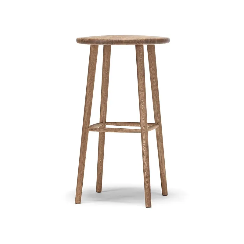 Miss Button bar stool, Oak natural oil. medium New Arrival