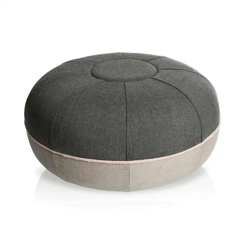 Modern Pouf sit pouf small, Light grey