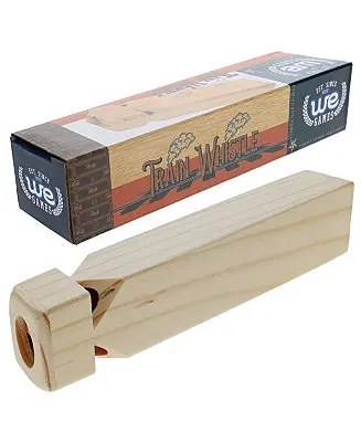 Old Fashioned Wooden Train Whistle Authentic