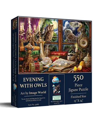 Evening with Owls 550 piece Jigsaw Puzzle for Adults Professional Grade