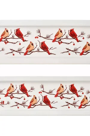 Bulk Order Temp-tations Set of 2 Ceramic Rectangular Platters