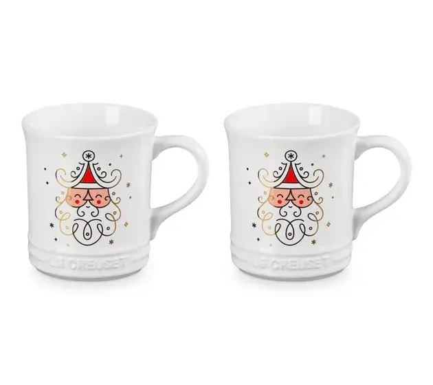 Le Creuset Noel Mug Set Viral