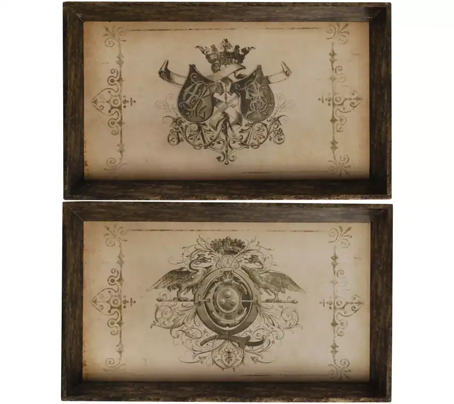 Low Price Nomita Emblem Rectangular Trays by Valerie