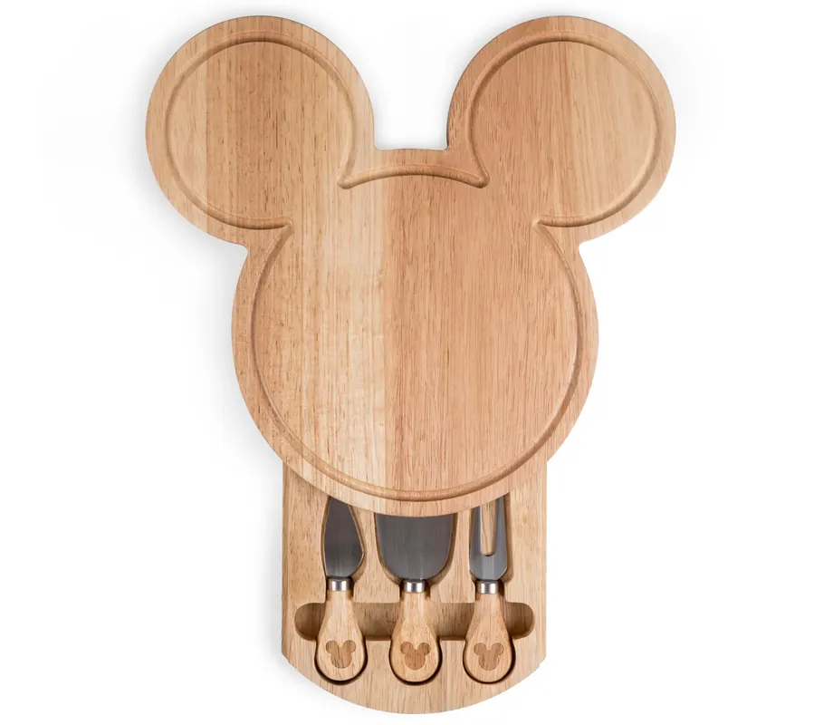 Picnic Time Mickey Mouse Shaped Cheese Board &Tool Set Save Now