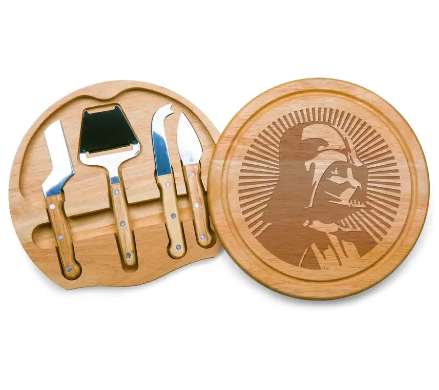 Exclusive Toscana Darth Vader Round Charcuterie Board Set