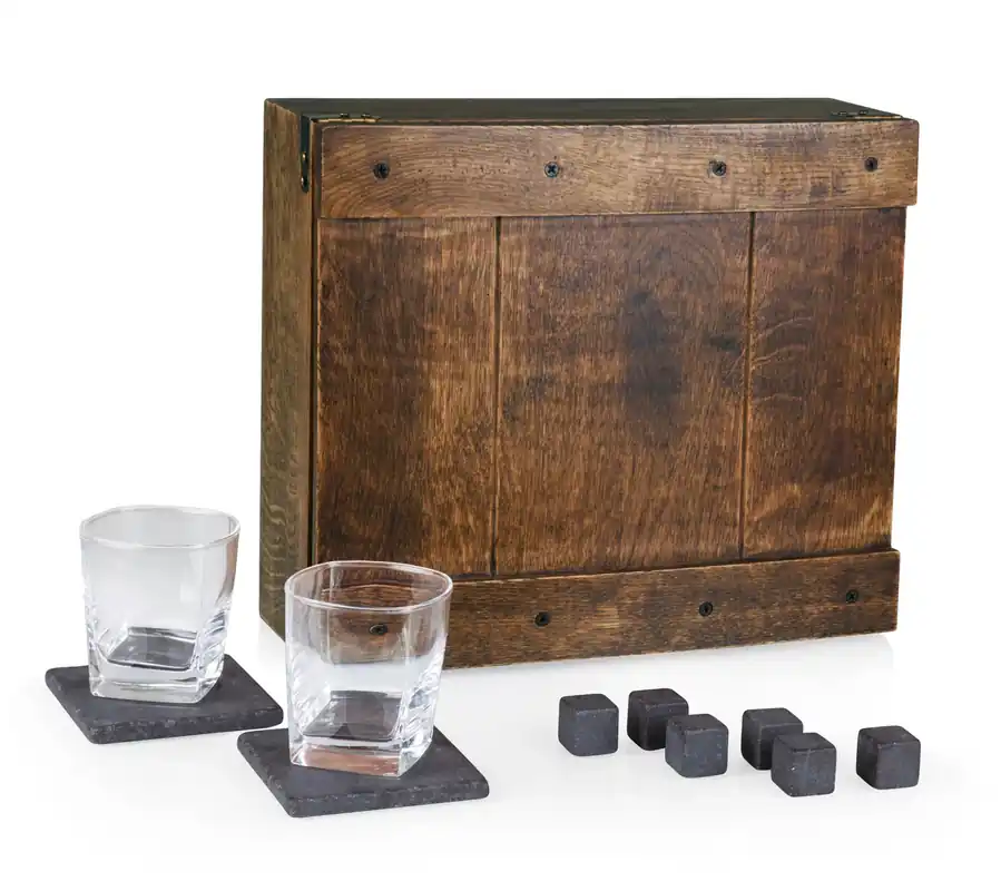 Legacy Partners Inscribed Whiskey Box Gift Set High Quality