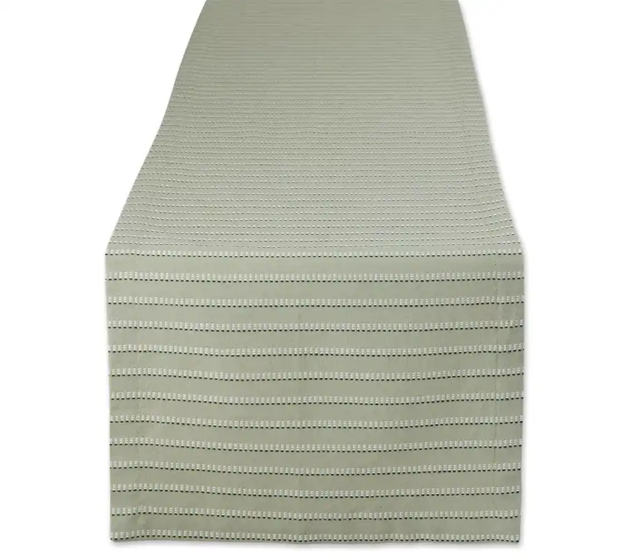 Price Drop Design Imports Sprig Dobby Stripe Table Runner4x108