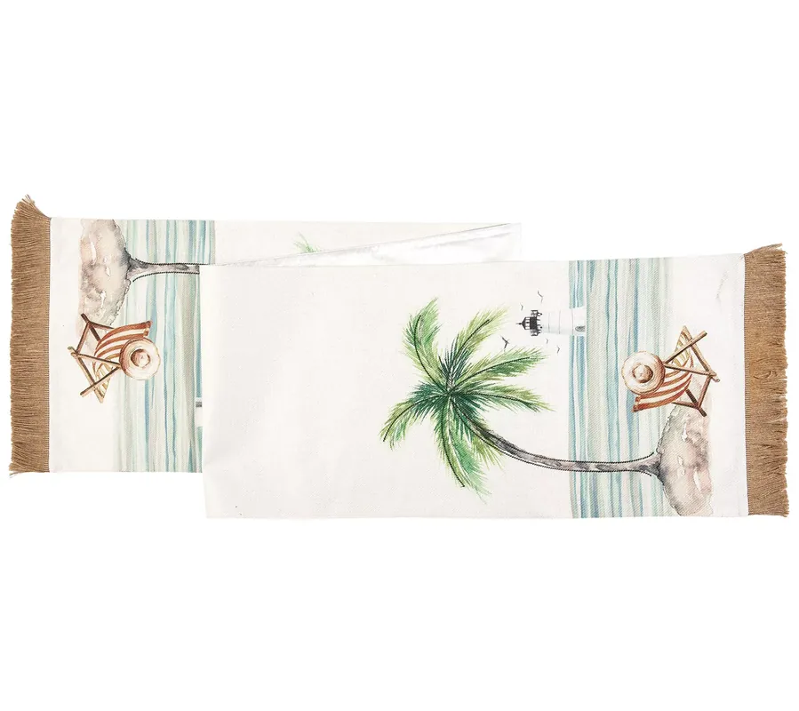 Life Is Better At The Beach 13" x 72" Table Runner by Valerie Authentic