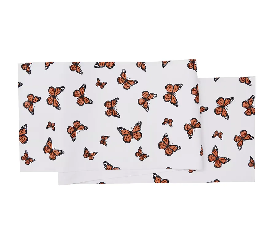 Viral Monarch Butterfly Table Runner by Valerie