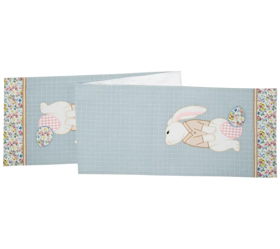 Popular Bunny Eggs Table Runner by Valerie