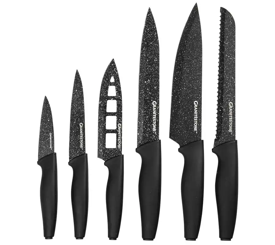 Granitestone 6-Piece NutriBlade Knife Set Direct From Manufacturer