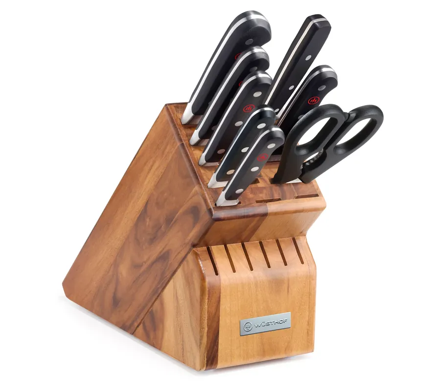 Wusthof Classic 9 Piece Knife Block Set Luxury