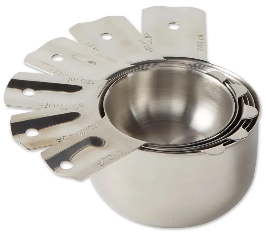 New Arrival RSVP Set of 6 Nesting Measuring Cups