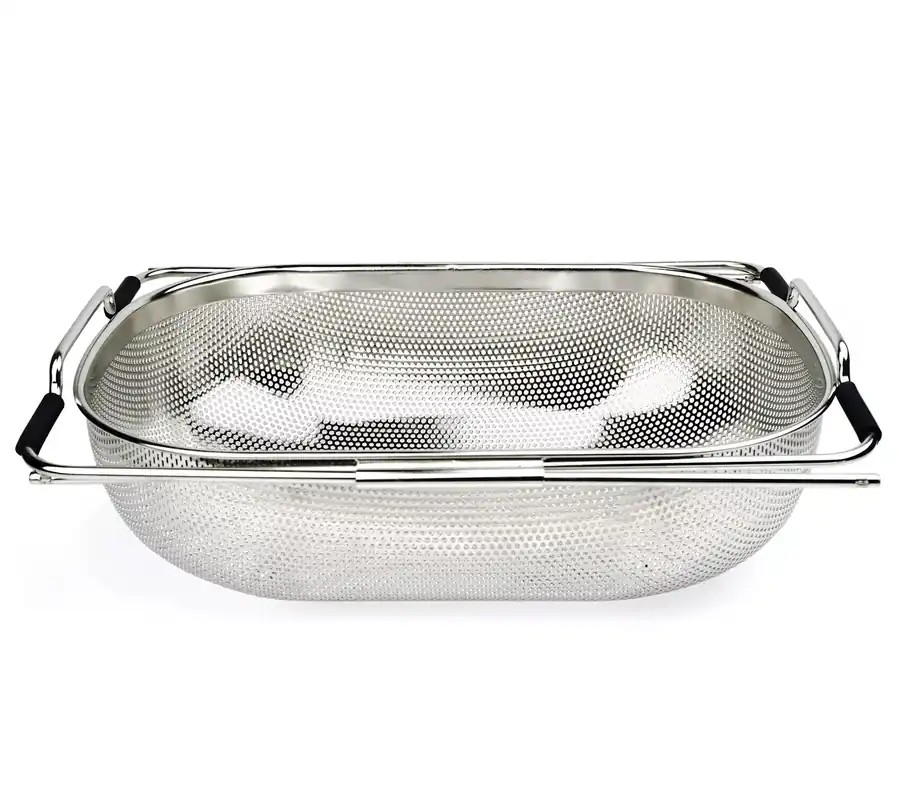 RSVP Pierced In-Sink Strainer Handmade