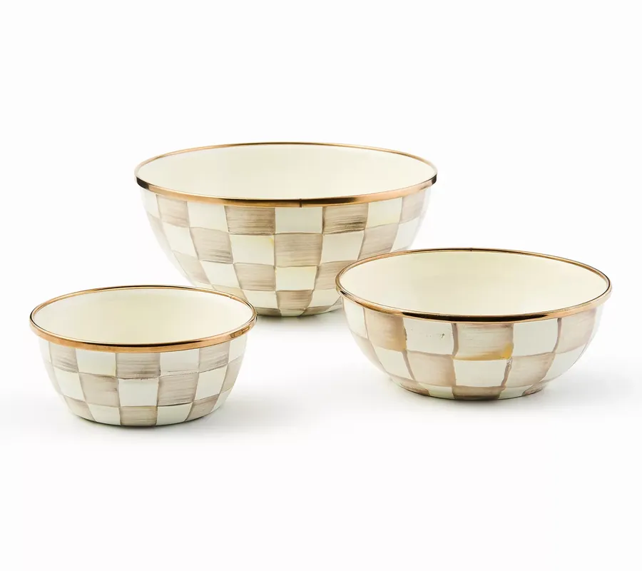 MacKenzie Childs Set of 3 Everyday Bowls Bulk Order