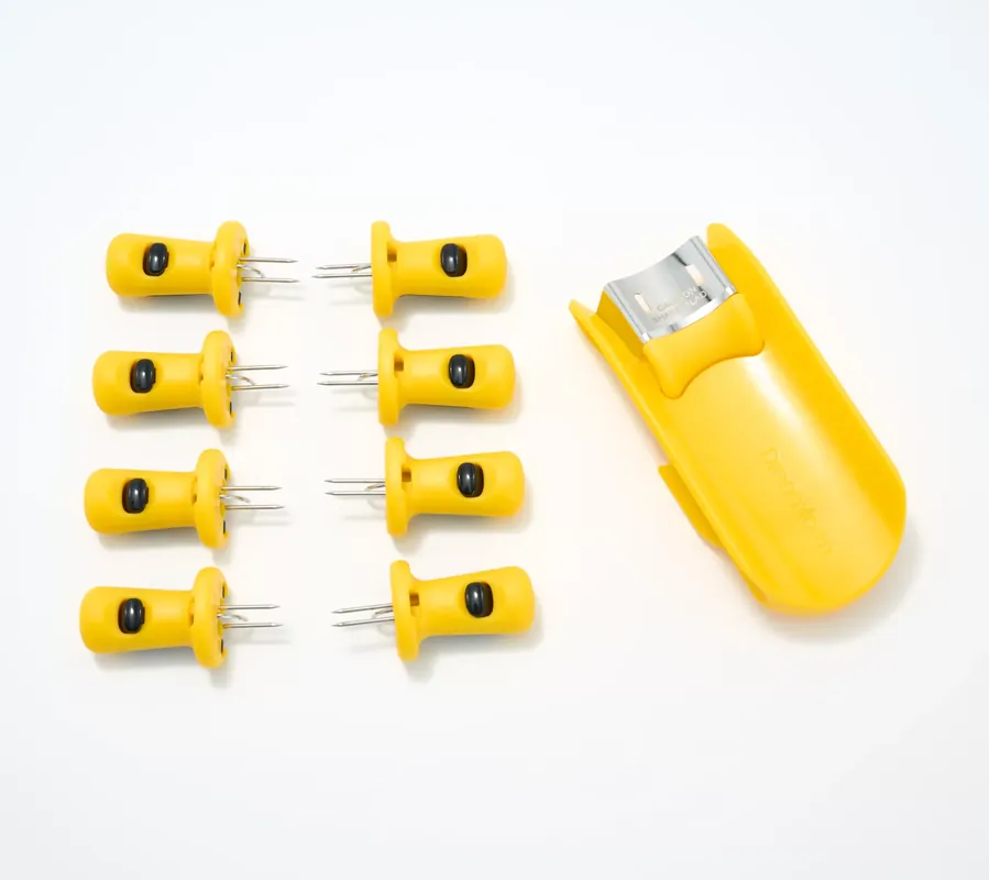 Dreamfarm 5-pc Complete Corn Kit w/ Peeler & (4) Locking Holders Money Back Guarantee
