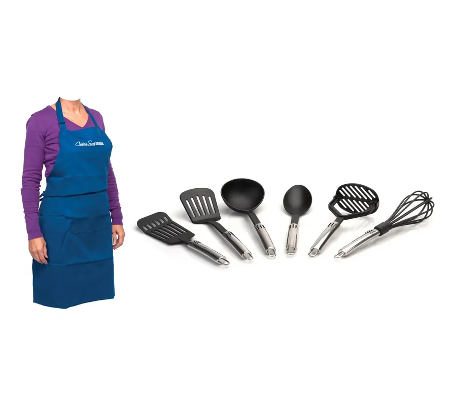 Mega Sale BergHOFF Munich 7Pc Nylon Utensils with Apron
