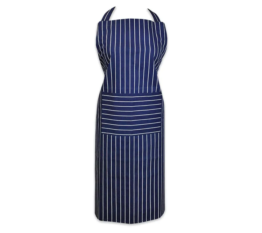 Design Imports Pinstripe Chef Apron Free Returns
