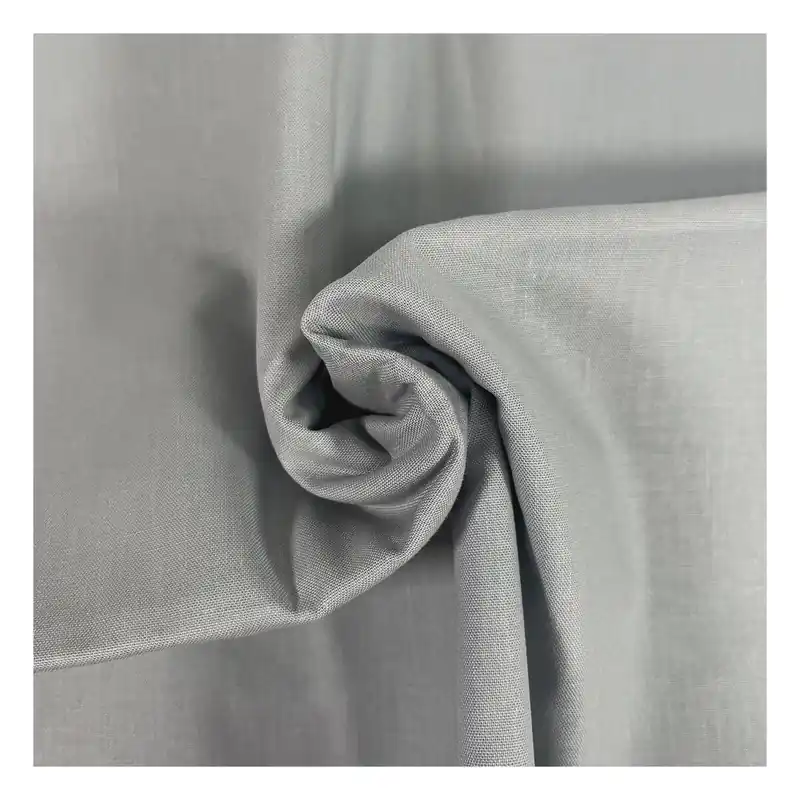 Big Sale Light Grey Organic Premium Cotton Fabric by the Metre