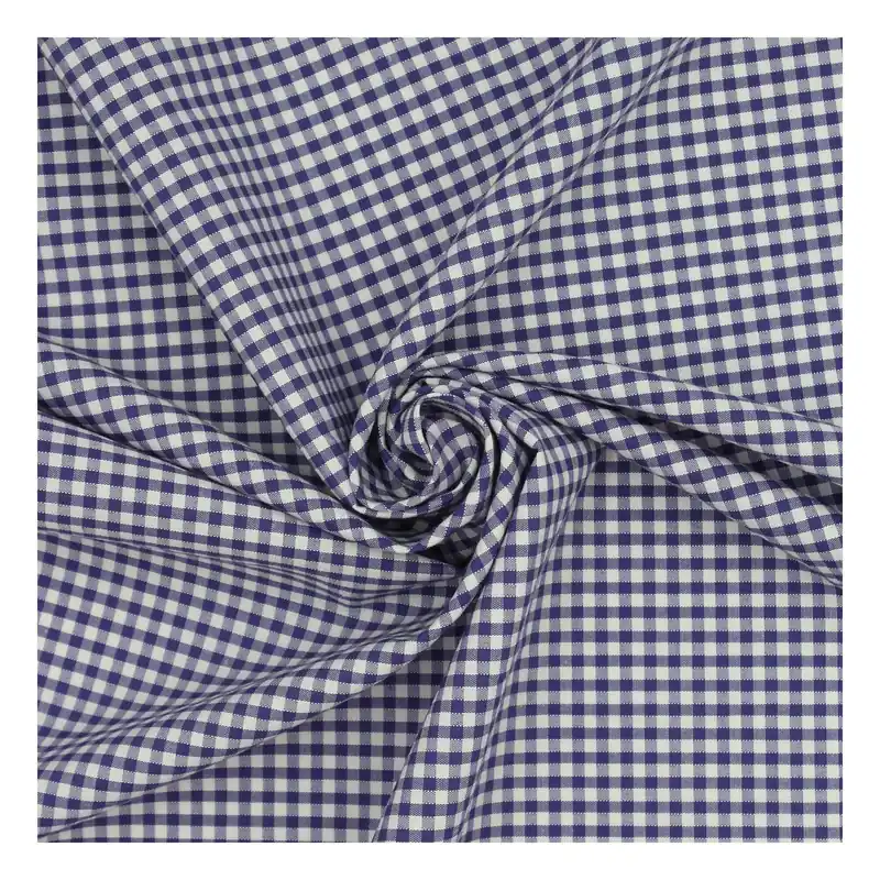 Purple 1/8 Gingham Fabric by the Metre Certified