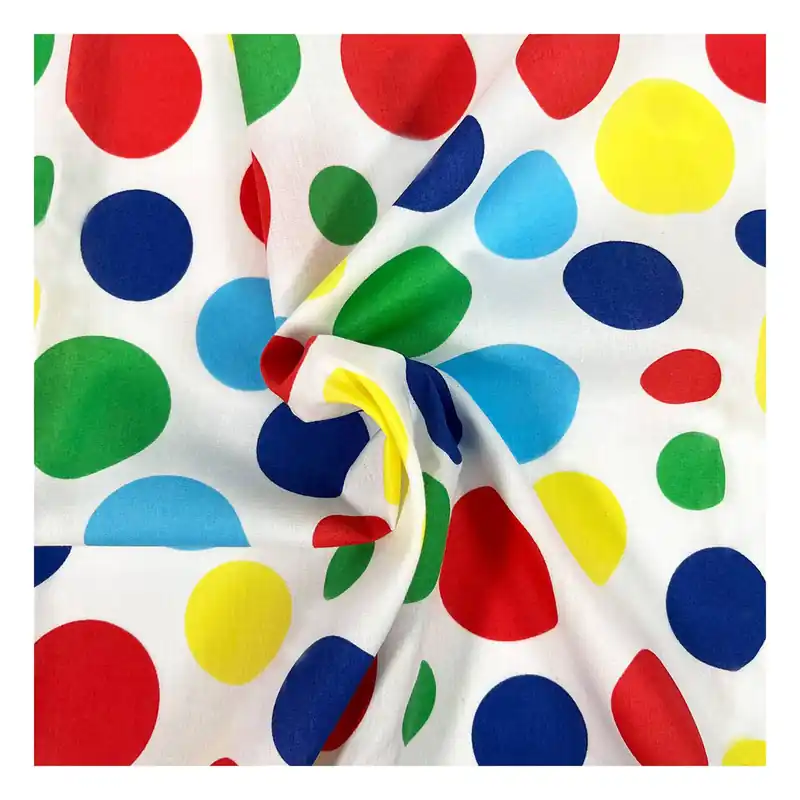 Premium Bright Bubble Spot Polycotton Fabric by the Metre