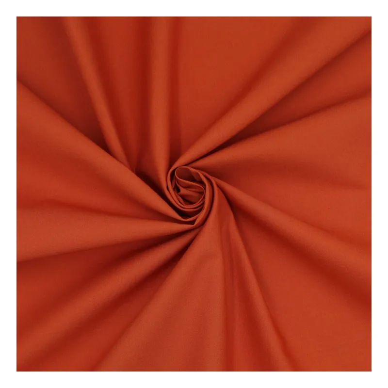 Rust Solid Colour Cotton Fabric by the Metre One Day Deal