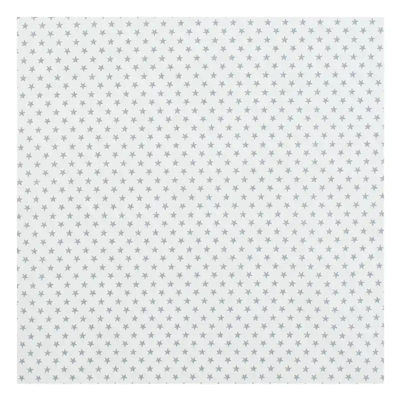 Special Offer Grey Tiny Star Cotton Fabric by the Metre