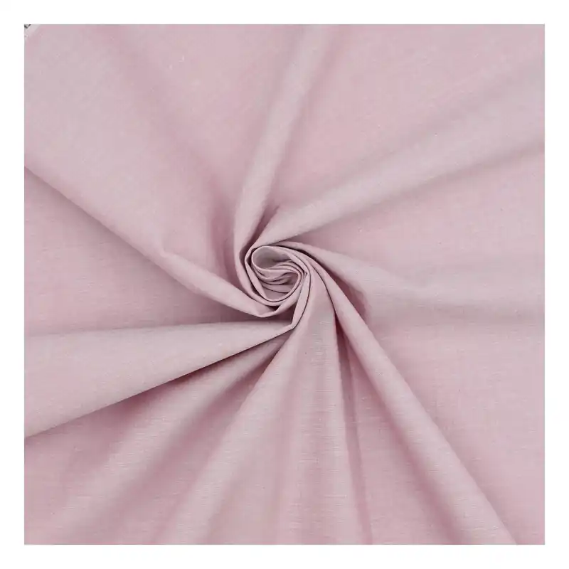 Affordable Blush Chambray Cotton Fabric by the Metre