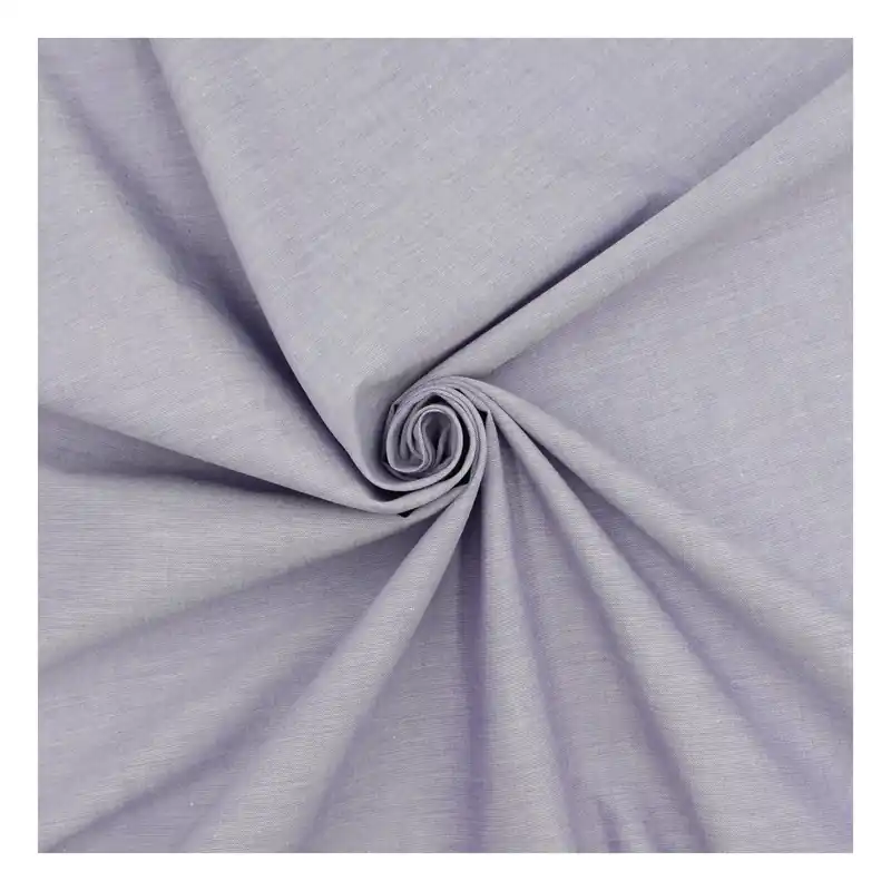 Lavender Chambray Cotton Fabric by the Metre Editor’s Pick
