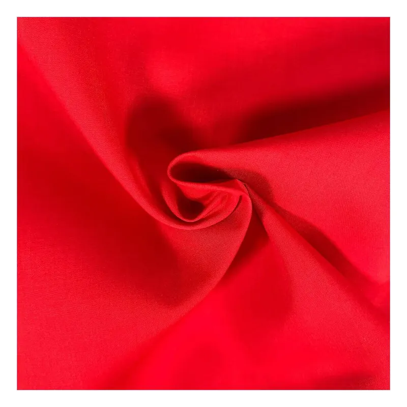 Red Polycotton Fabric by the Metre Viral