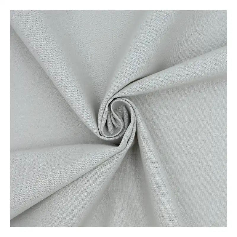 Silver Linen Blend Fabric by the Metre Time-Limited