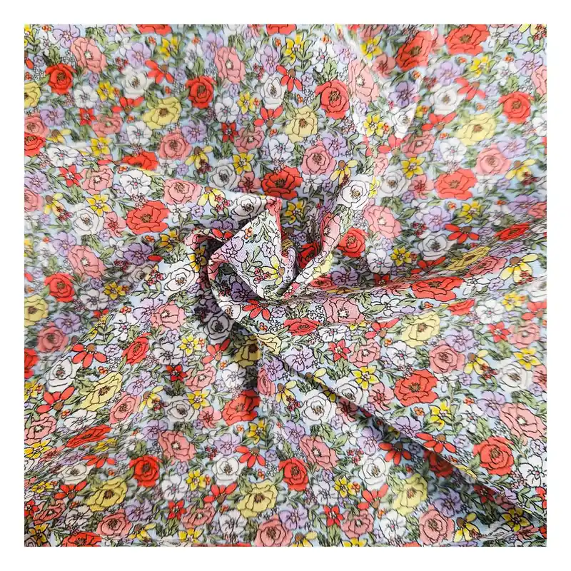 Bulk Order Floral Meadow Cotton Fabric by the Metre