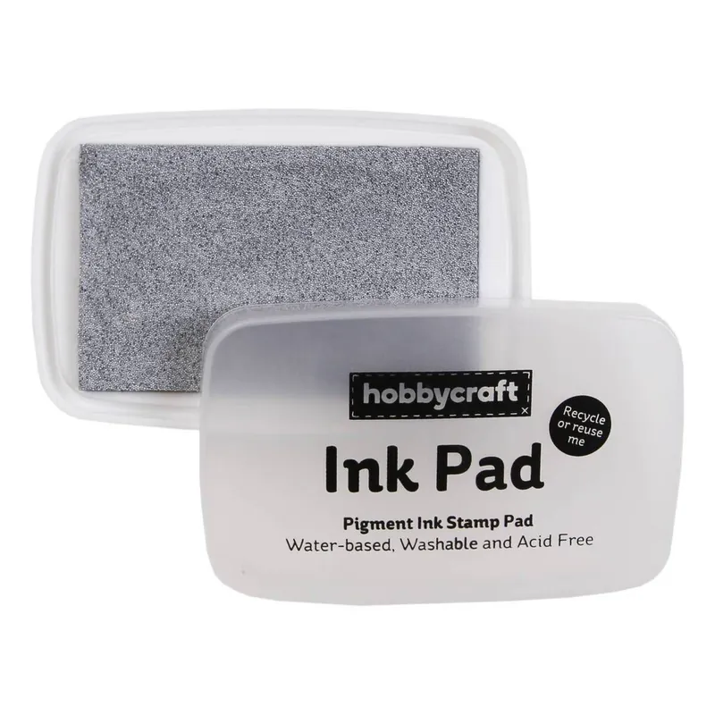 Metallic Silver Ink Pad Final Sale