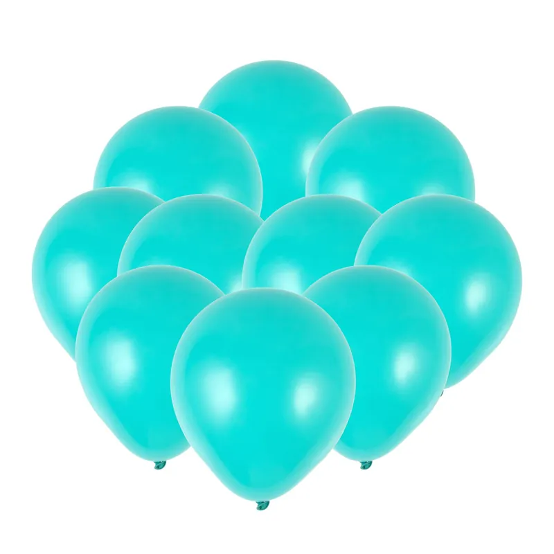Express Delivery Turquoise Latex Balloons 10 Pack