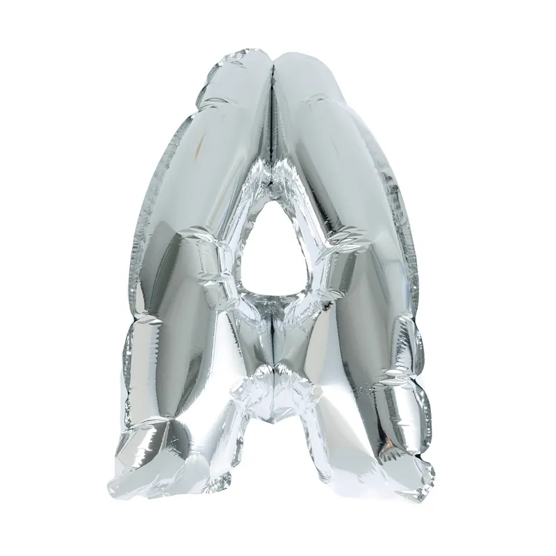 Flash Sale Silver Foil Letter A Balloon