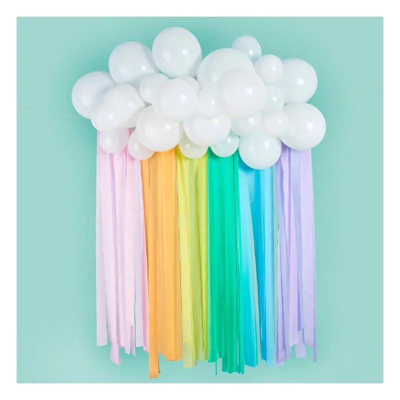 Rainbow Cloud Balloon Backdrop Kit Price Drop