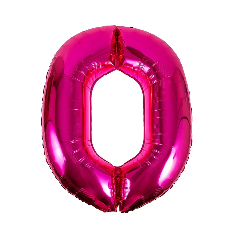 Extra Large Pink Foil Number 0 Balloon Get Yours