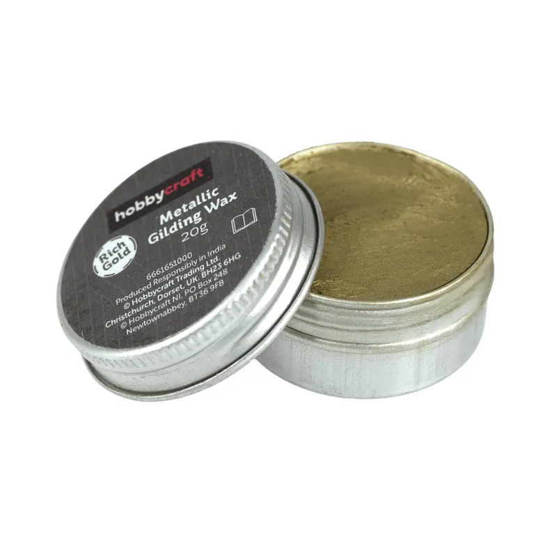 Instant Buy Rich Gold Metallic Gilding Wax 20ml