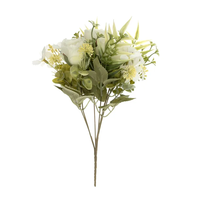 Trending White Blooming Bouquet 28cm
