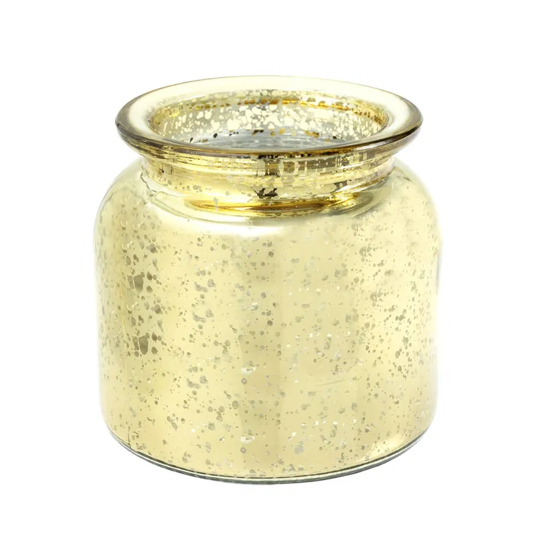 Gold Round Mercury Jar 11cm Buy Direct