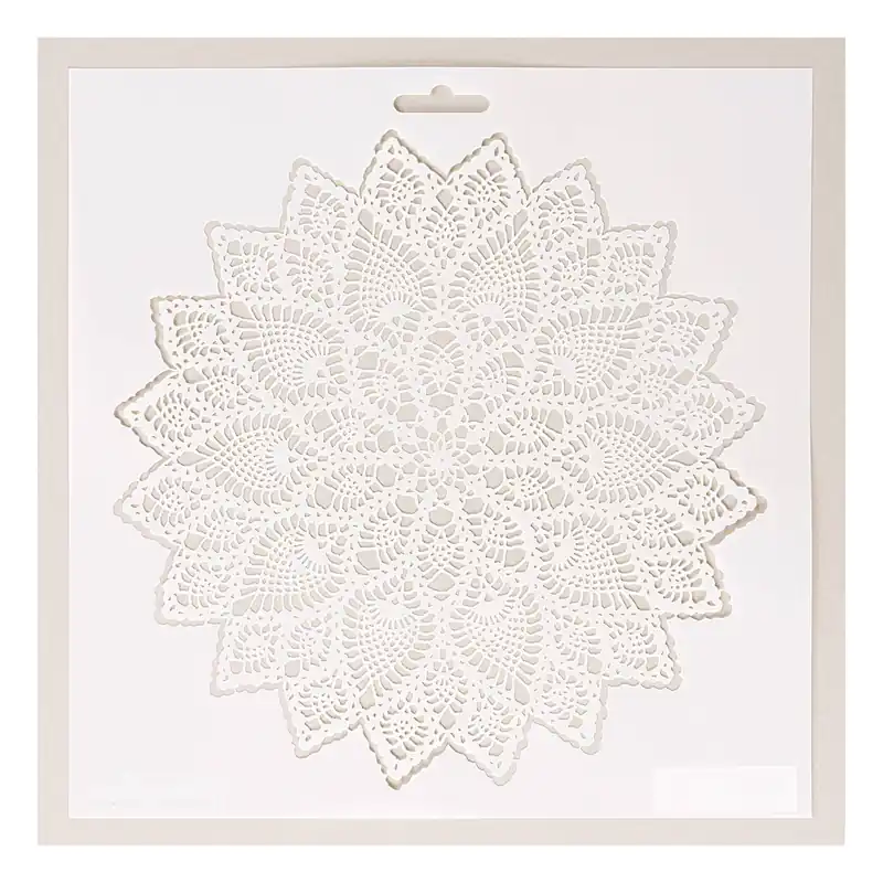 Mandala Stencil 25cm x 25cm Free Shipping