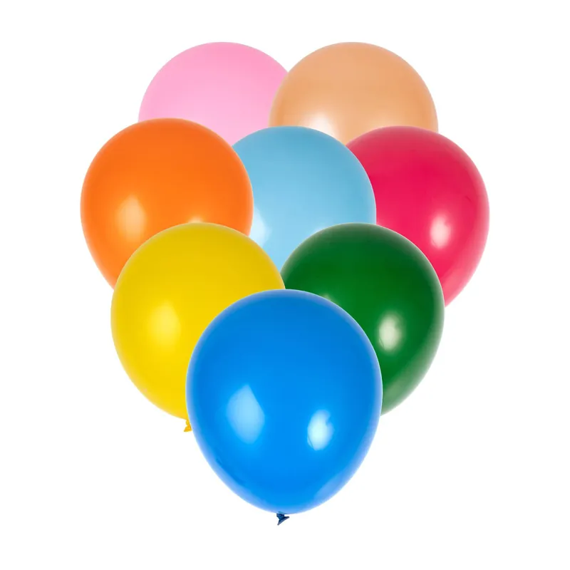 Bright Latex Balloons 8 Pack Must Have