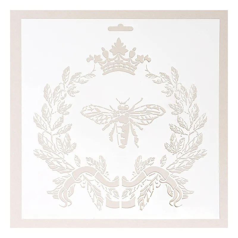 Queen Bee Stencil 25cm x 25cm Exclusive