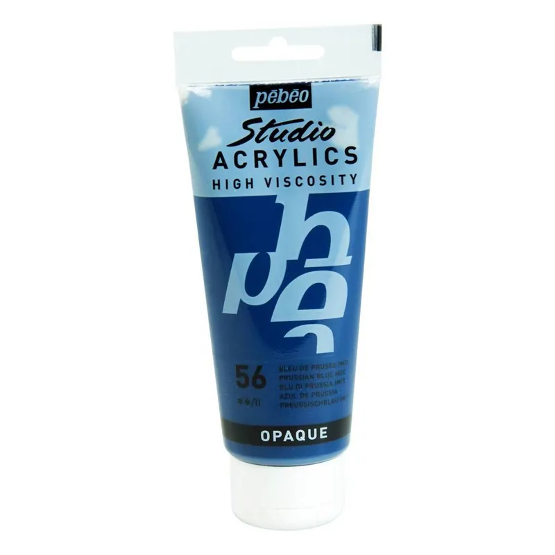 Pebeo Prussian Blue Studio Acrylic Paint 100ml No Minimum Order