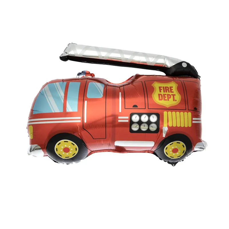 Low Price Large Fire Engine Foil Balloon