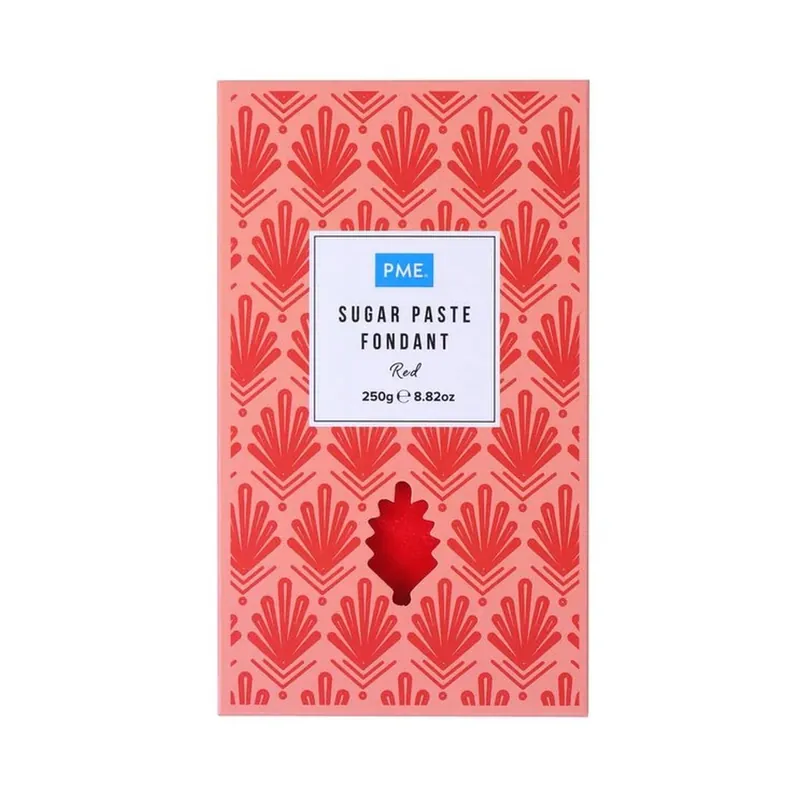 PME Red Sugar Paste Fondant 250g Limited Edition